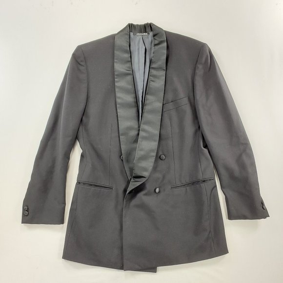 Ermenegildo Zegna Other - Ermenegildo Zegna Wool Black Tuxedo Blazer Jacket